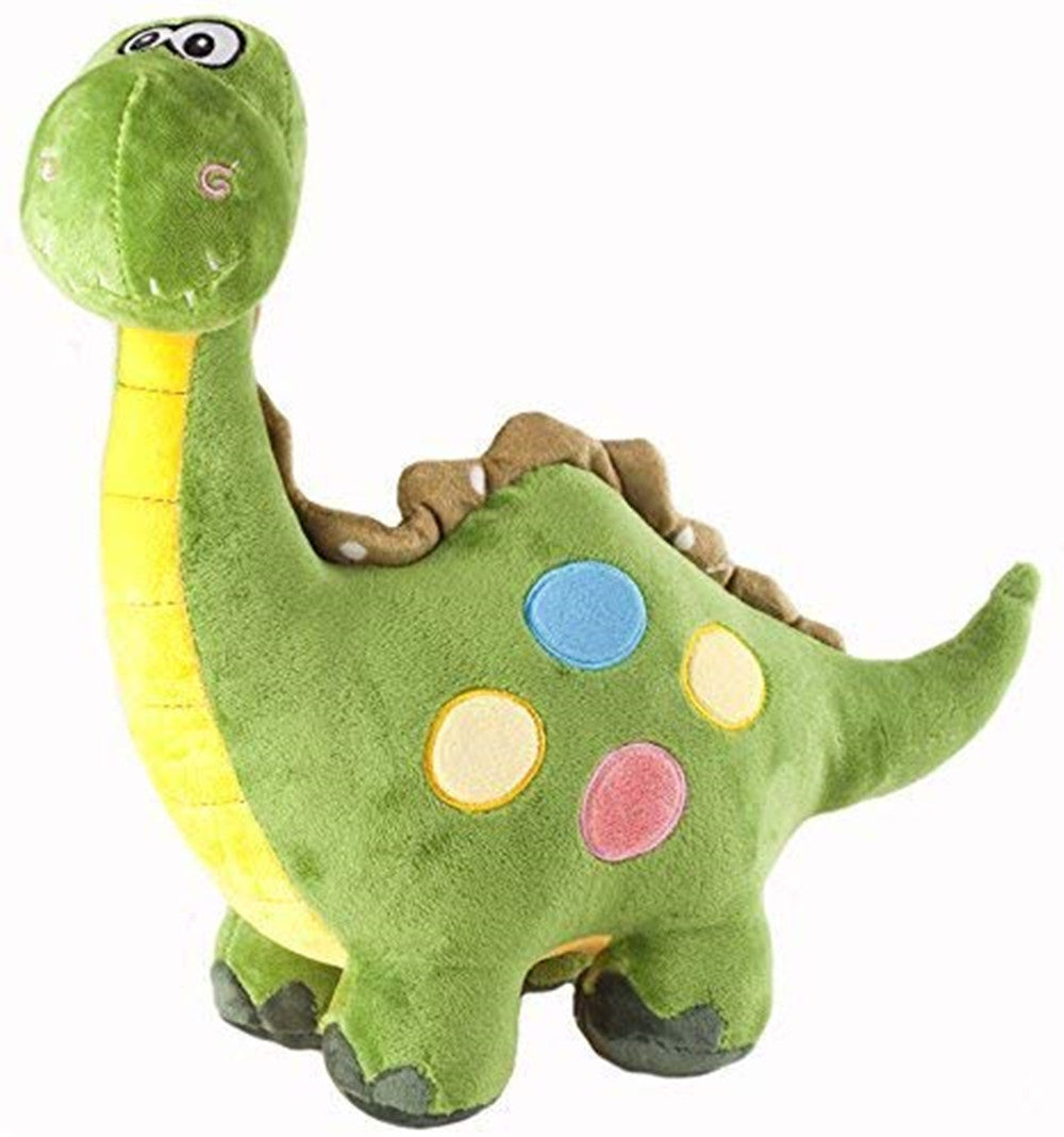 Stuffed Dinosaur Plush Stuffed Animal Toy for Baby Gifts Kid Birthday Party Gift，Cute Soft Plush Dinosaur Toy (Green),15.8"