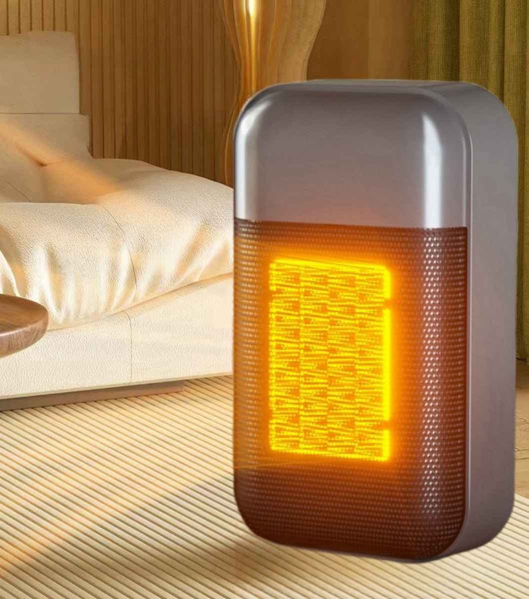 Portable Small Space Heater,PTC Portable Electric Heaters With Tip-Over and Overheat Protection, Quiet Ceramic Room Heater With Thermostat for Bedroom, Office and Indoor Use