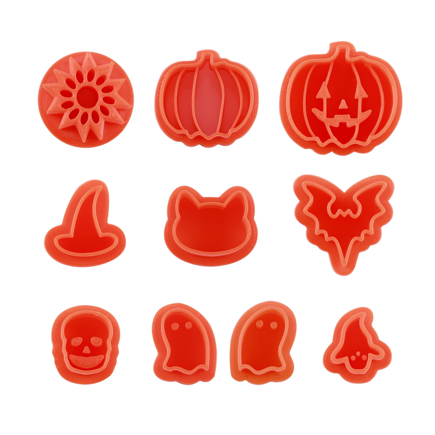 10 Halloween cookie cutter sets