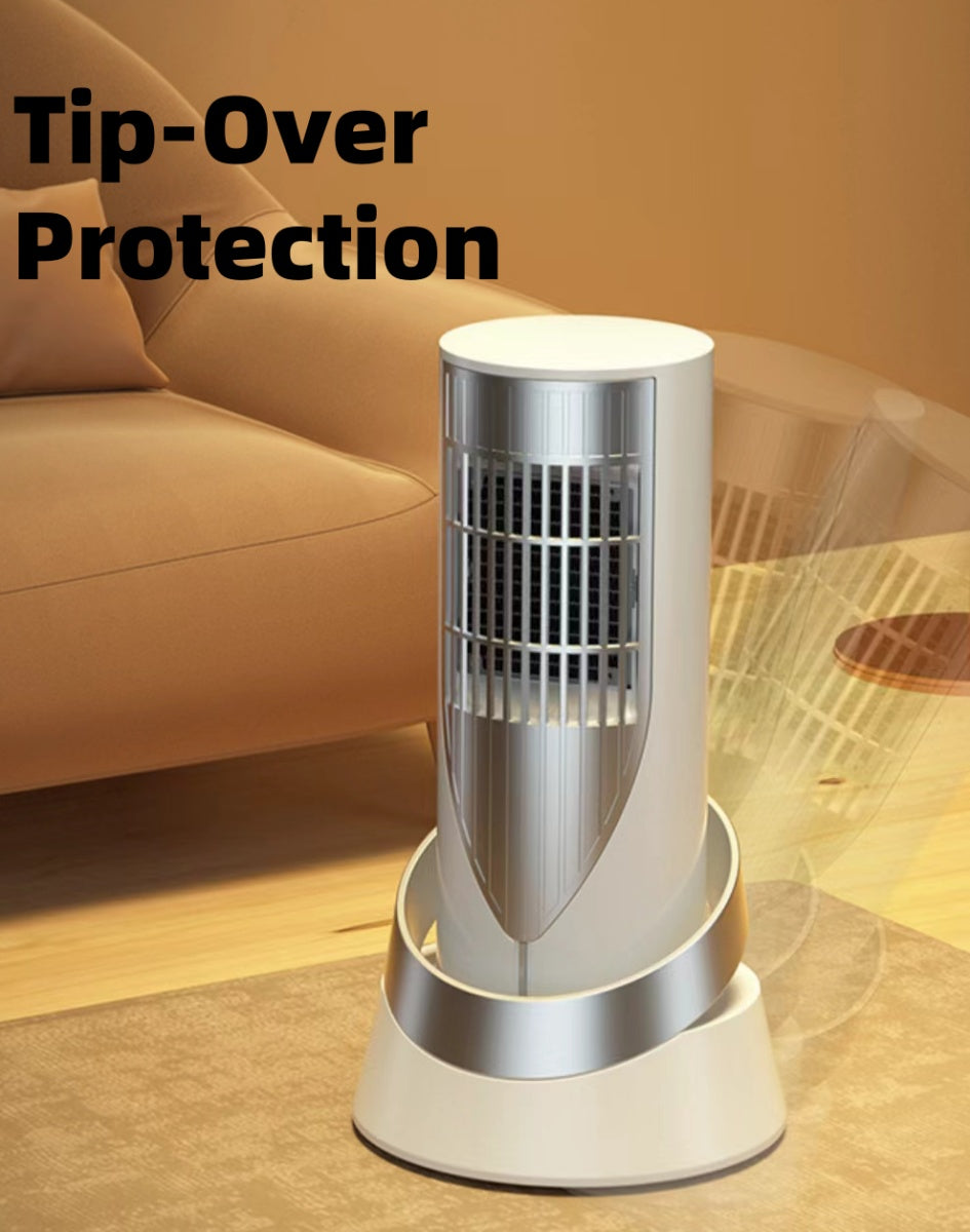 Portable Space Heater,Quiet Ceramic Room Heater With Thermostat,PTC Electric Heaters With Tip-Over and Overheat Protection,  for Bedroom, Office and Indoor Use