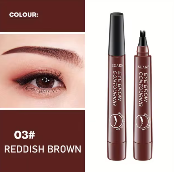 Waterproof Eyebrow Pen,Natural Looking Brows Makeup ( 5 Colors)