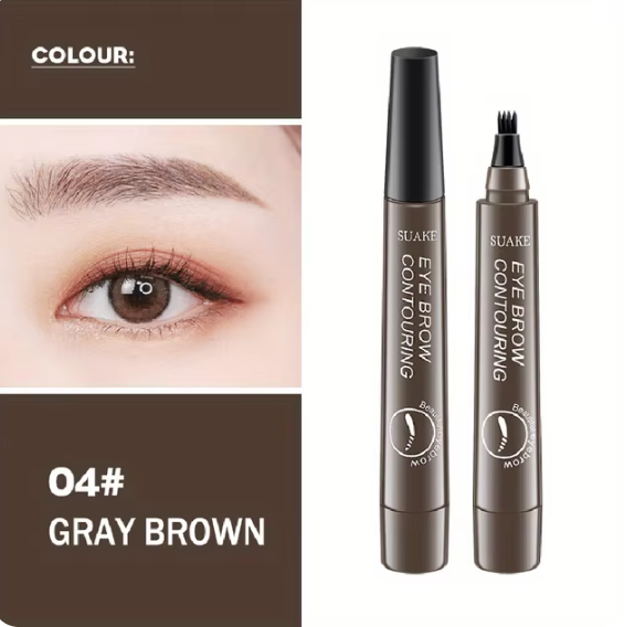 Waterproof Eyebrow Pen,Natural Looking Brows Makeup ( 5 Colors)