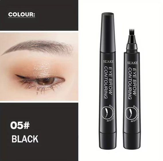 Waterproof Eyebrow Pen,Natural Looking Brows Makeup ( 5 Colors)