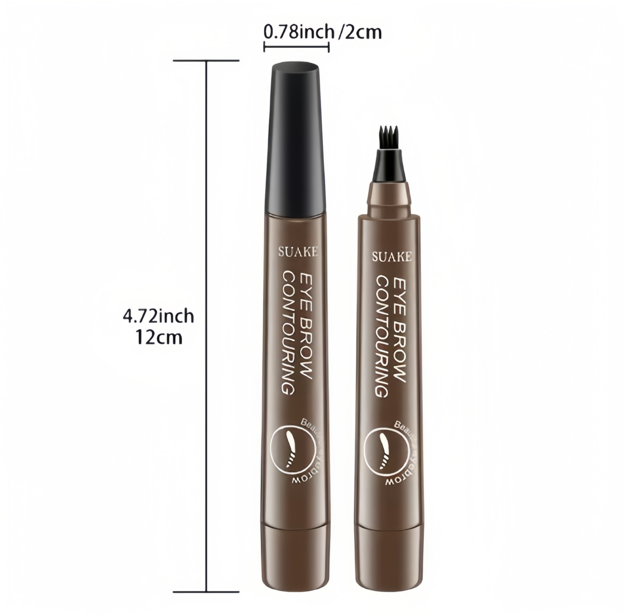 Waterproof Eyebrow Pen,Natural Looking Brows Makeup ( 5 Colors)