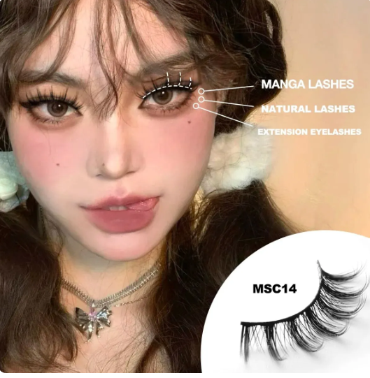 3Boxes(21Pairs) False Eyelashes Wispy Lashes Natural Look Fake Eyelashes