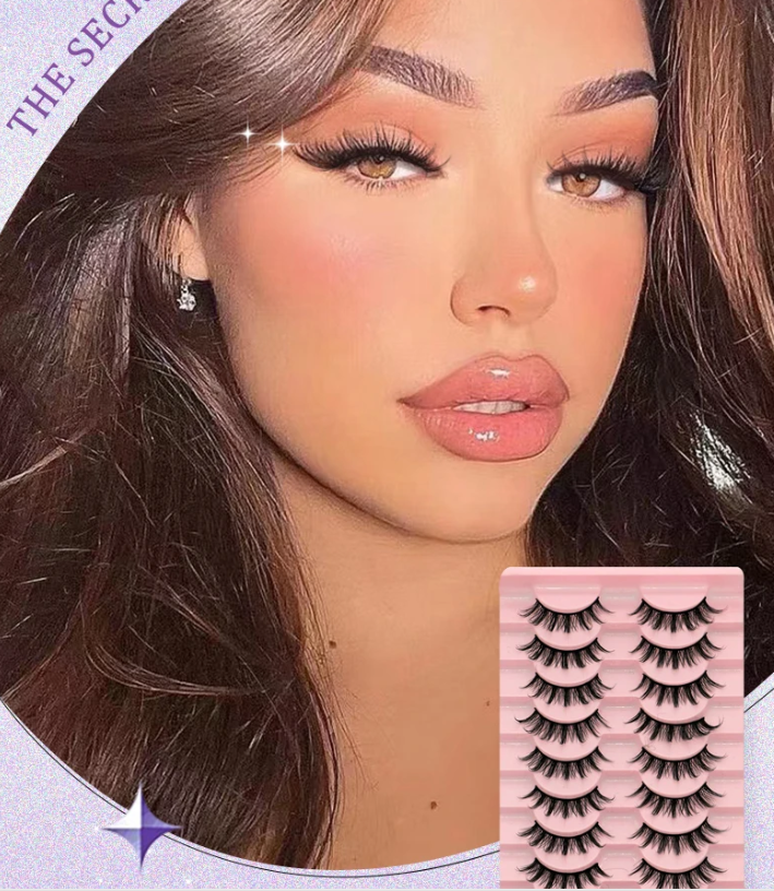 3Boxes(21Pairs) False Eyelashes Wispy Lashes Natural Look Fake Eyelashes