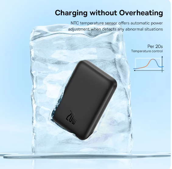 20W Magnetic Wireless Charging 6000mAh Power Bank,Fast Charging For iPhone 8-15 Series