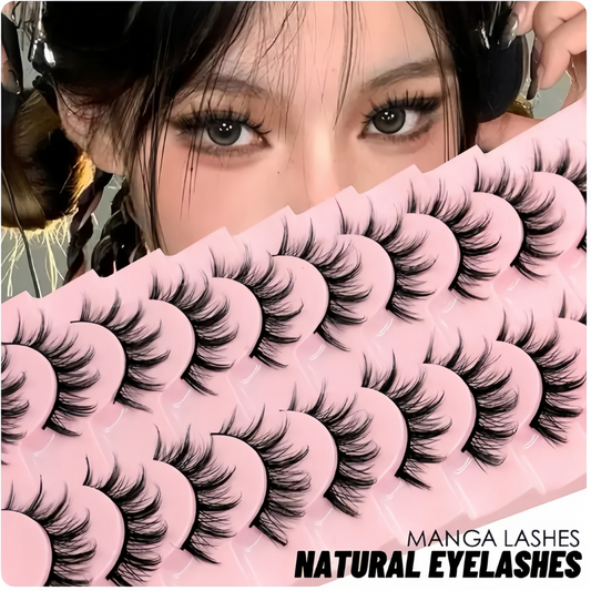 3Boxes(21Pairs) False Eyelashes Wispy Lashes Natural Look Fake Eyelashes