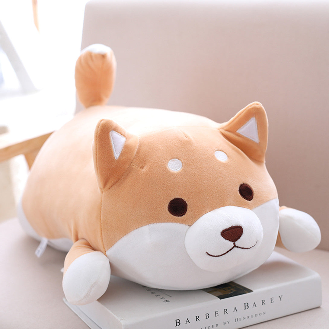 Dog Plush Toy Stuffed Soft Animal Corgi Chai Pillow