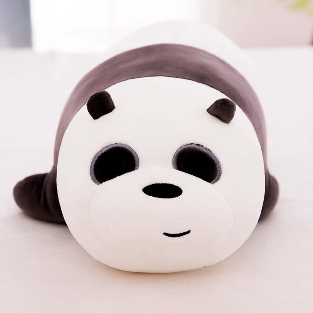 Panda Plush Toy Bare Bear Plush Toy Pillow Kids Children Doll for Kids Gift，15.8”ins