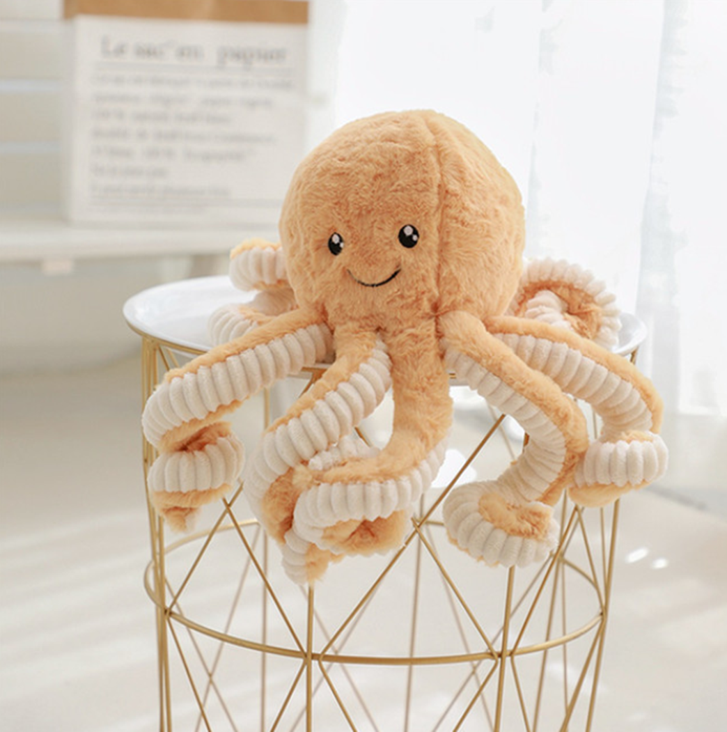 Lovely Octopus Stuffed Animals Home Accessories Cute Animal Doll Children Gifts，15.7 Inches