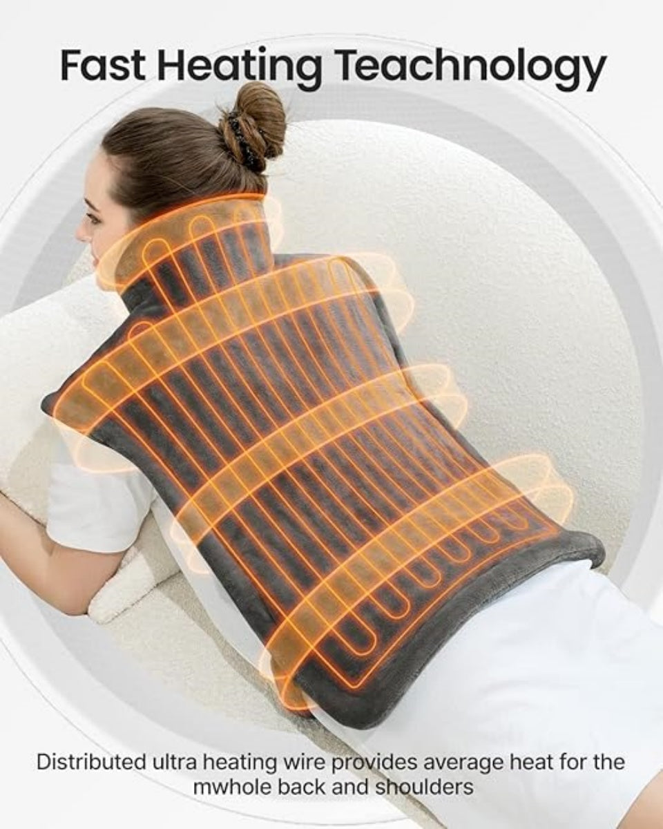 Electric Heating Pad for Back, Birthday Christmas Gifts for Women Men Mom Dad