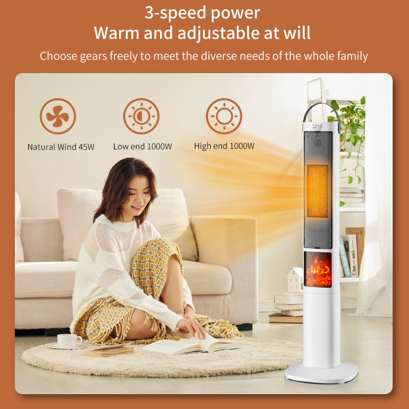 2000W heater 3D simulation flame heater remote control fireplace electric heater gas vertical