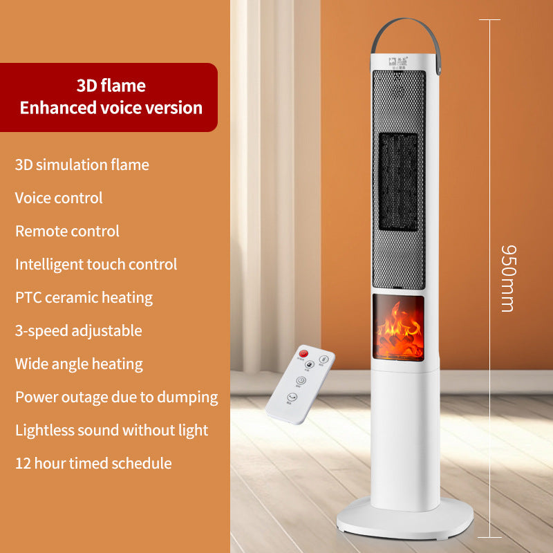 2000W heater 3D simulation flame heater remote control fireplace electric heater gas vertical