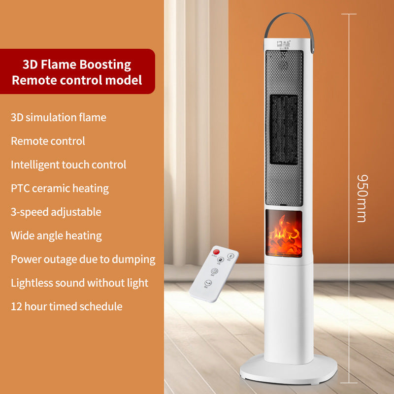 2000W heater 3D simulation flame heater remote control fireplace electric heater gas vertical