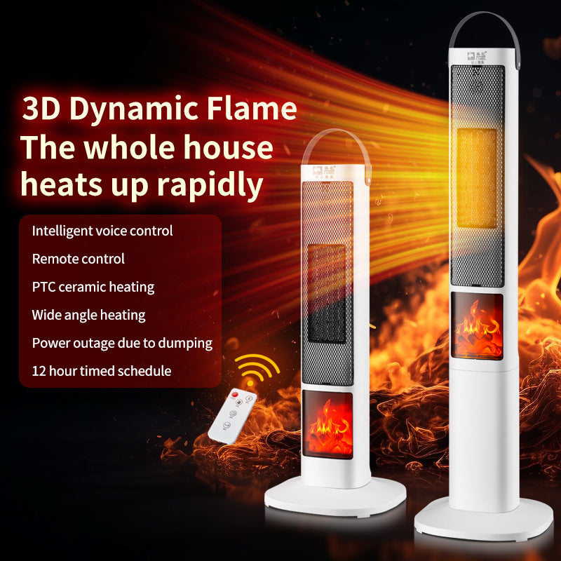 2000W heater 3D simulation flame heater remote control fireplace electric heater gas vertical