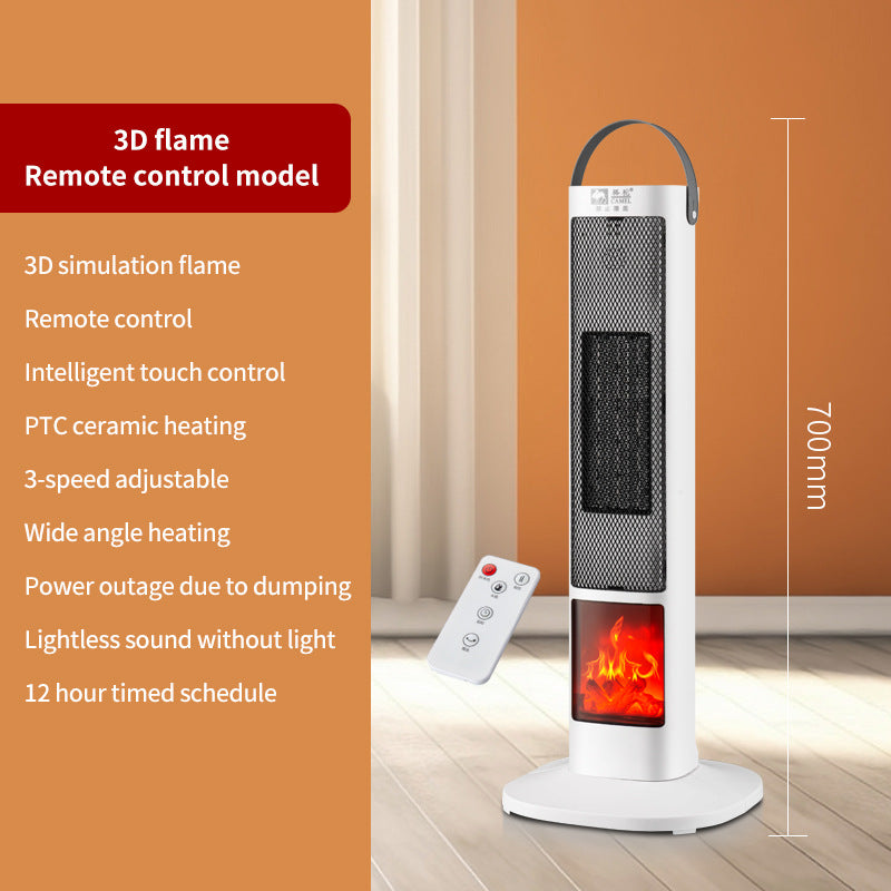 2000W heater 3D simulation flame heater remote control fireplace electric heater gas vertical