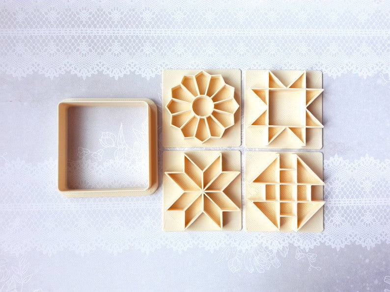 5pcs Square cookie cutter set